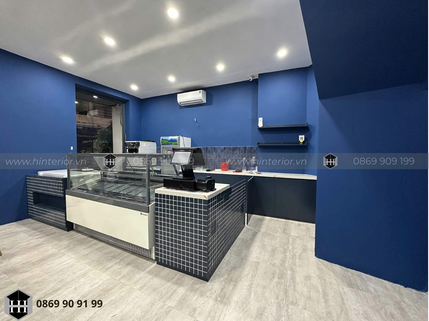 Dự án spa và quán kem được thi công nhanh chóng tại Hồ Chí Minh