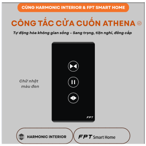 Công tắc cửa cuốn chữ nhật Athena 