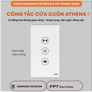 Công tắc cửa cuốn chữ nhật Athena 