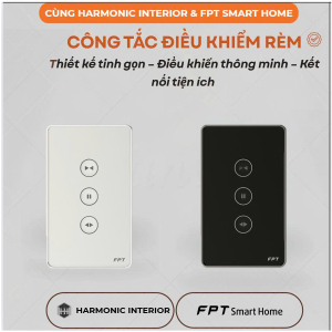 Công tắc rèm chữ nhật Athena