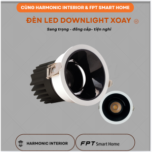 Đèn Downlight xoay góc Athena 100/9W