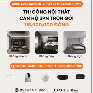 Thi công căn hộ 3 PN