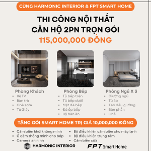 Thi công căn hộ 3 PN